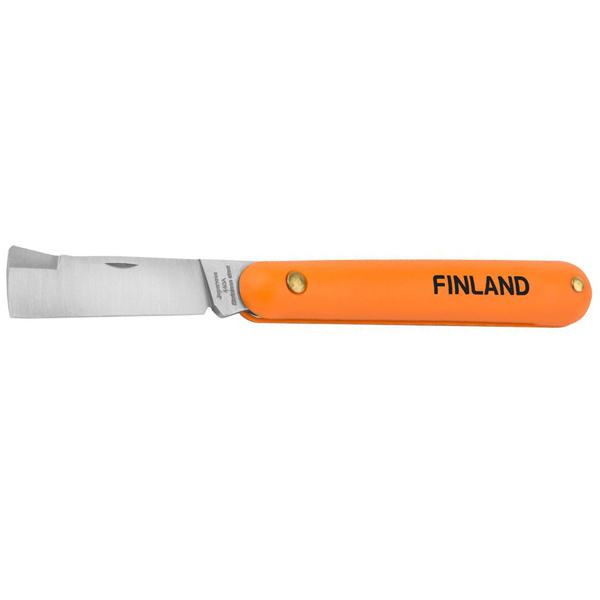 Нож прививочный Финланд с прямым лезвием нержавеющая сталь, 1453